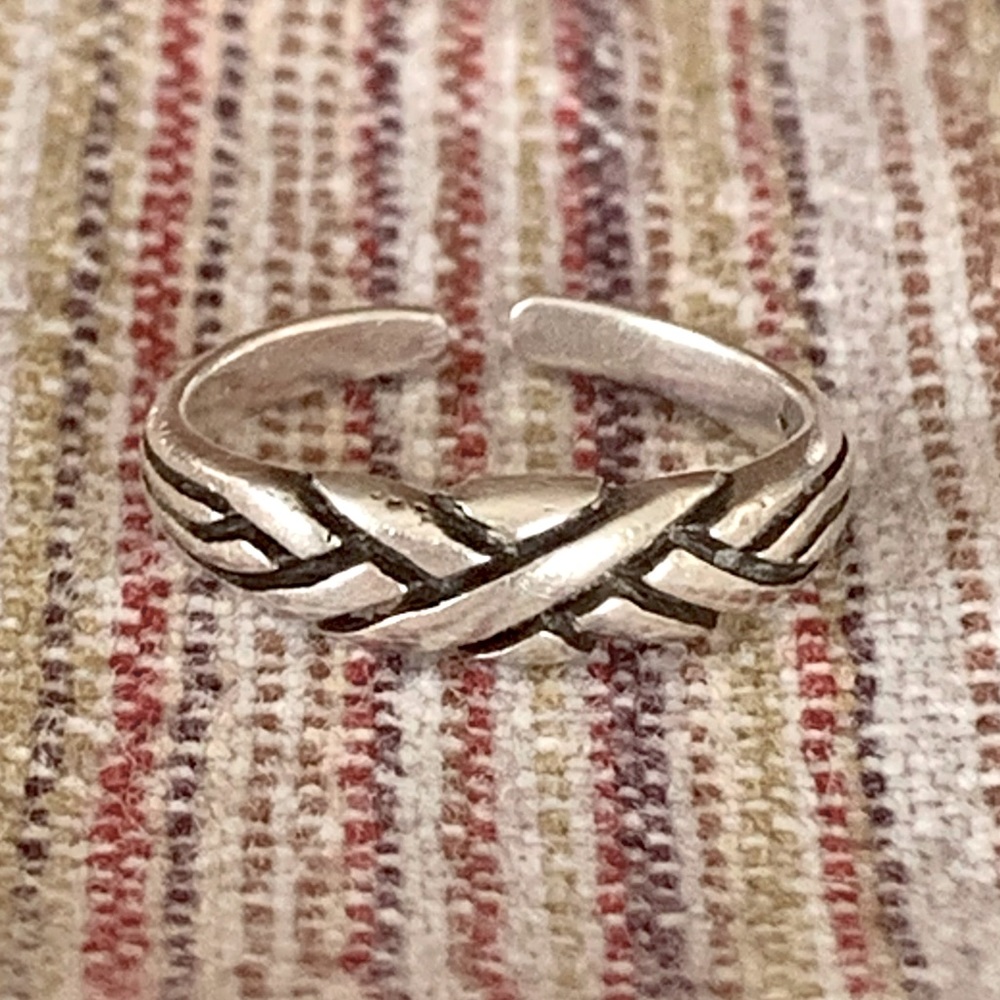 Sterling Silver Toe or Midi Ring
